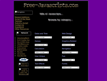 Tablet Screenshot of free-javascripts.com